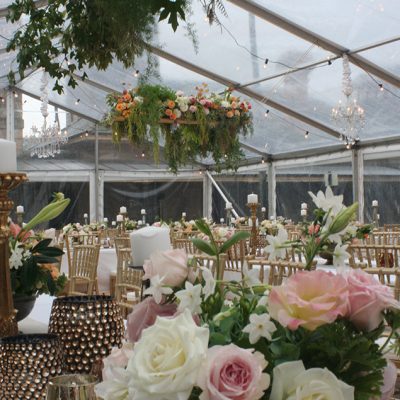 Lauren & Ed Wedding Flowers and tables