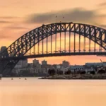 Sydney Harbour Bridge view from the venue